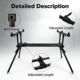 Soporte Trípode Ajustable de Cañas JSFUN – Plegable con bolsa - imagen 4