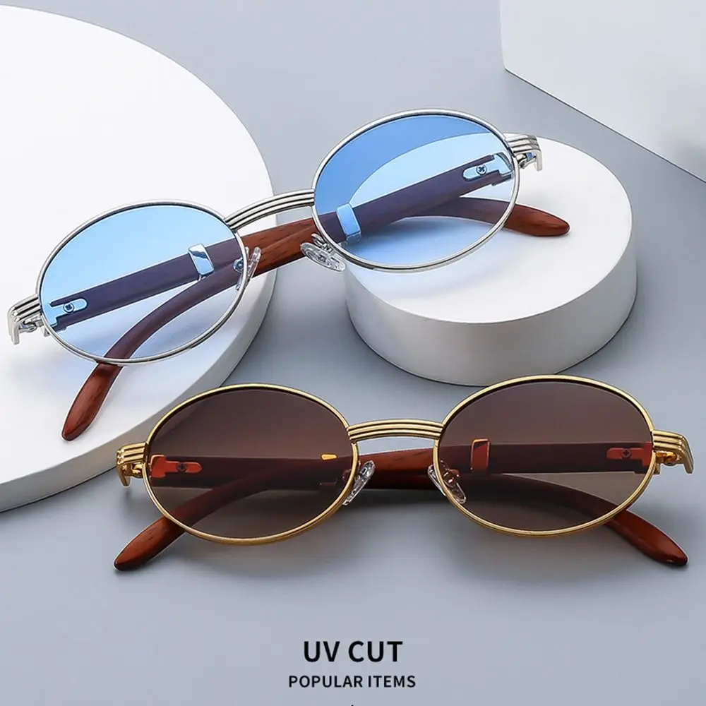 Detalle de las lentes ovaladas con protección UV400