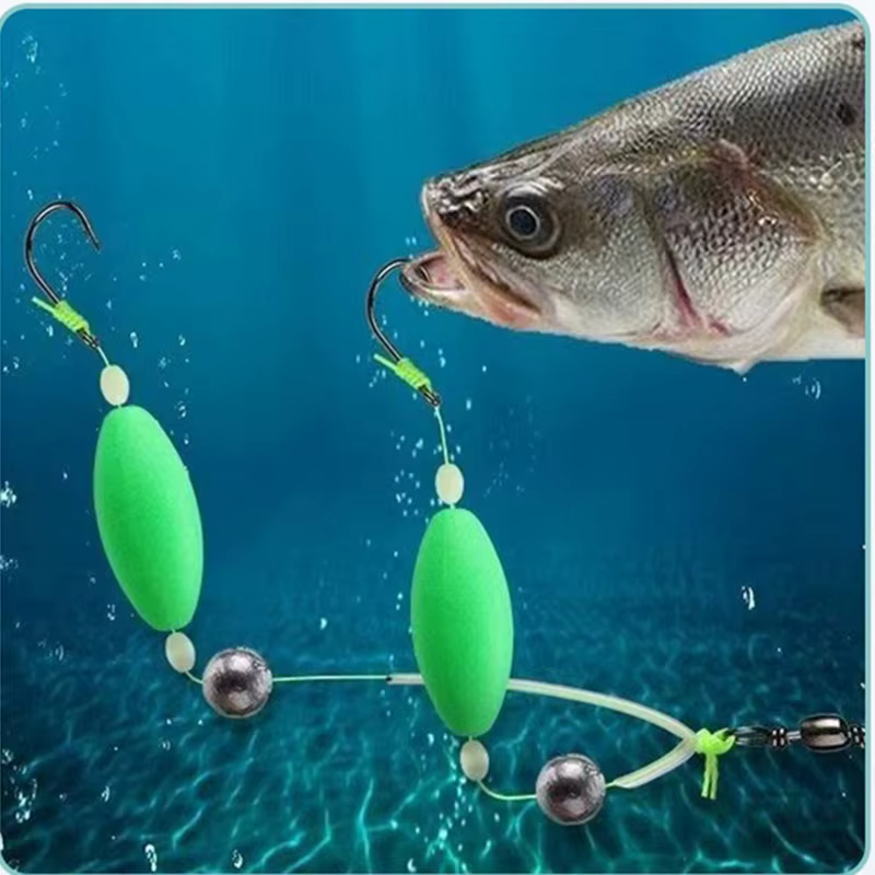 Iseni Hair Rig Anzuelos para pesca de carpa - imagen 2