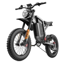 EKX Bicicleta eléctrica de montaña con frenos hidráulicos