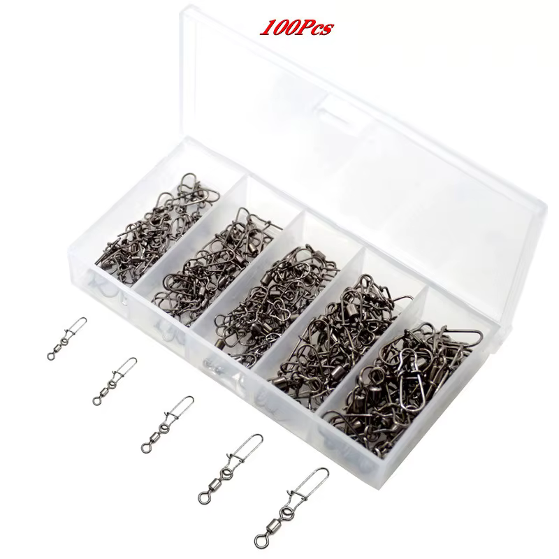 Esmerillones de pesca en acero inoxidable – Juego variado - imagen 2