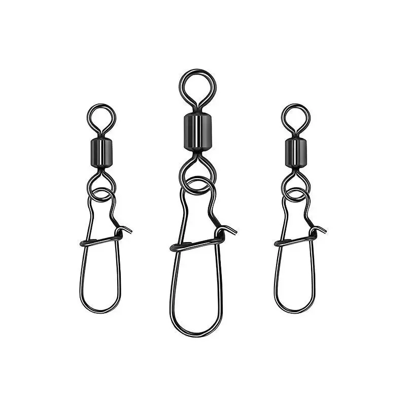 Conectores de pesca giratorios con anzuelo en acero inoxidable - imagen 3