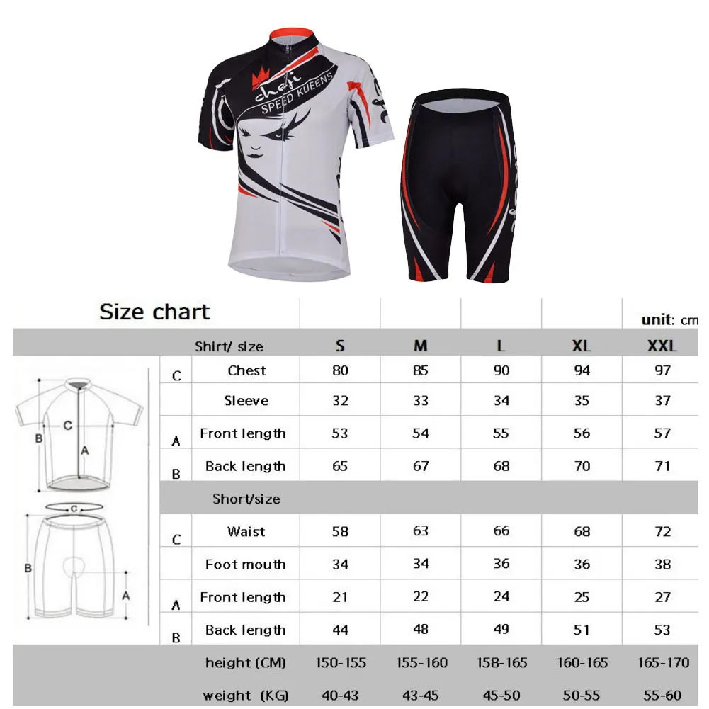 Camiseta ciclismo mujer de manga corta con diseño deportivo