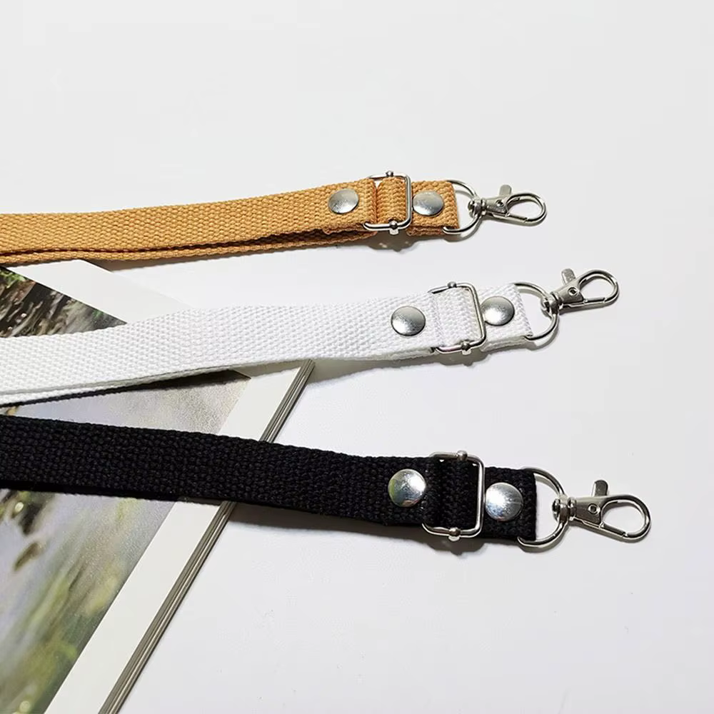 Correa Ajustable de Lona para Bolsos con Remaches Reforzados – 130 cm