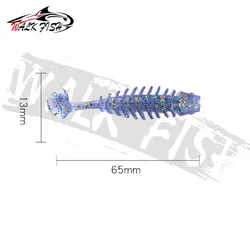 WALK FISH Señuelo flotante lubina – Wobbler Swimbait 6,5cm