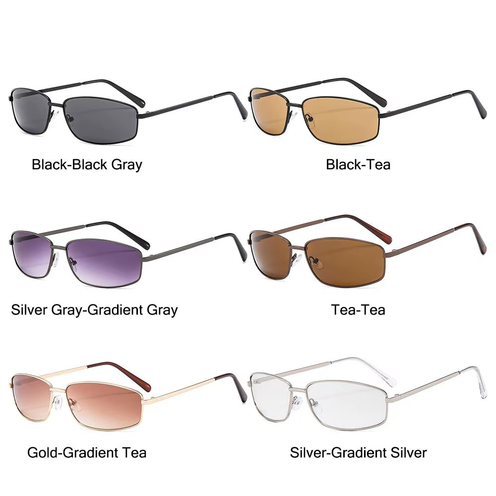 Gafas de sol vintage Americanas con montura metálica UV400 clásicas - imagen 5
