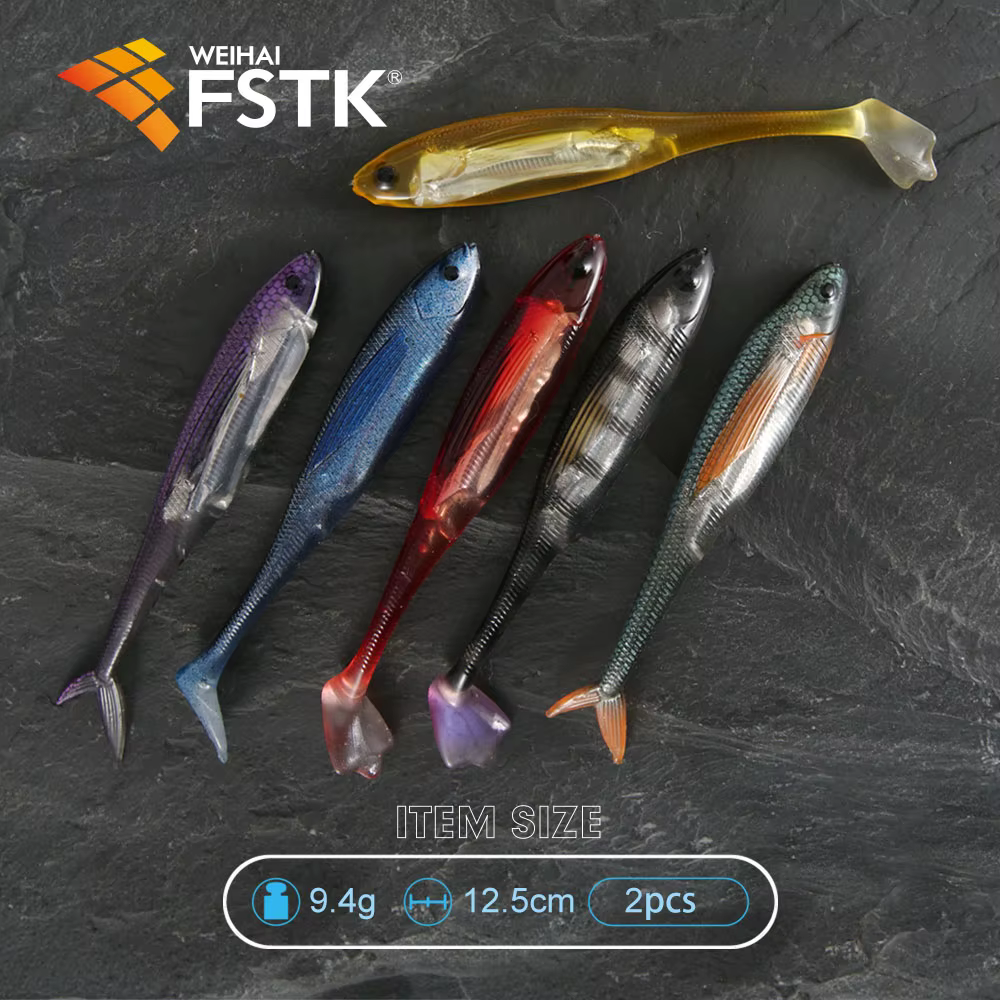 Swimbait Shad FSTK cola de paleta – Trucha y lubina - imagen 4