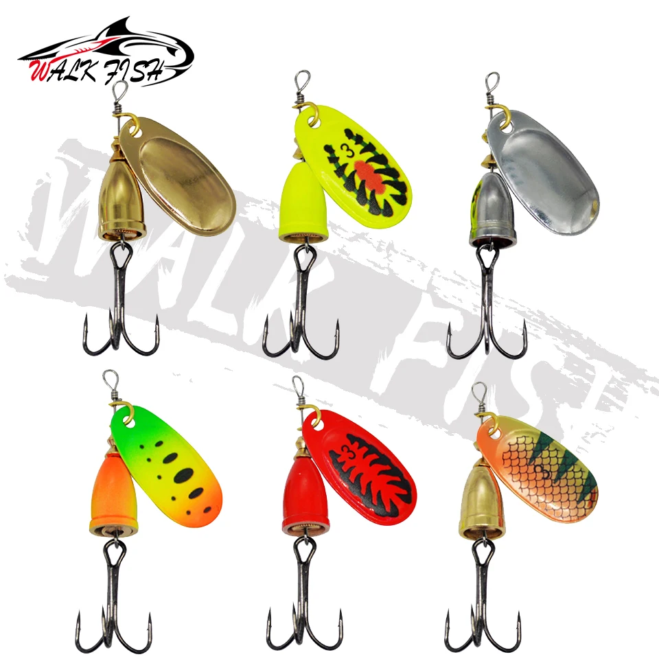 presentación final del señuelo WALK FISH con la gama de colores disponibles
