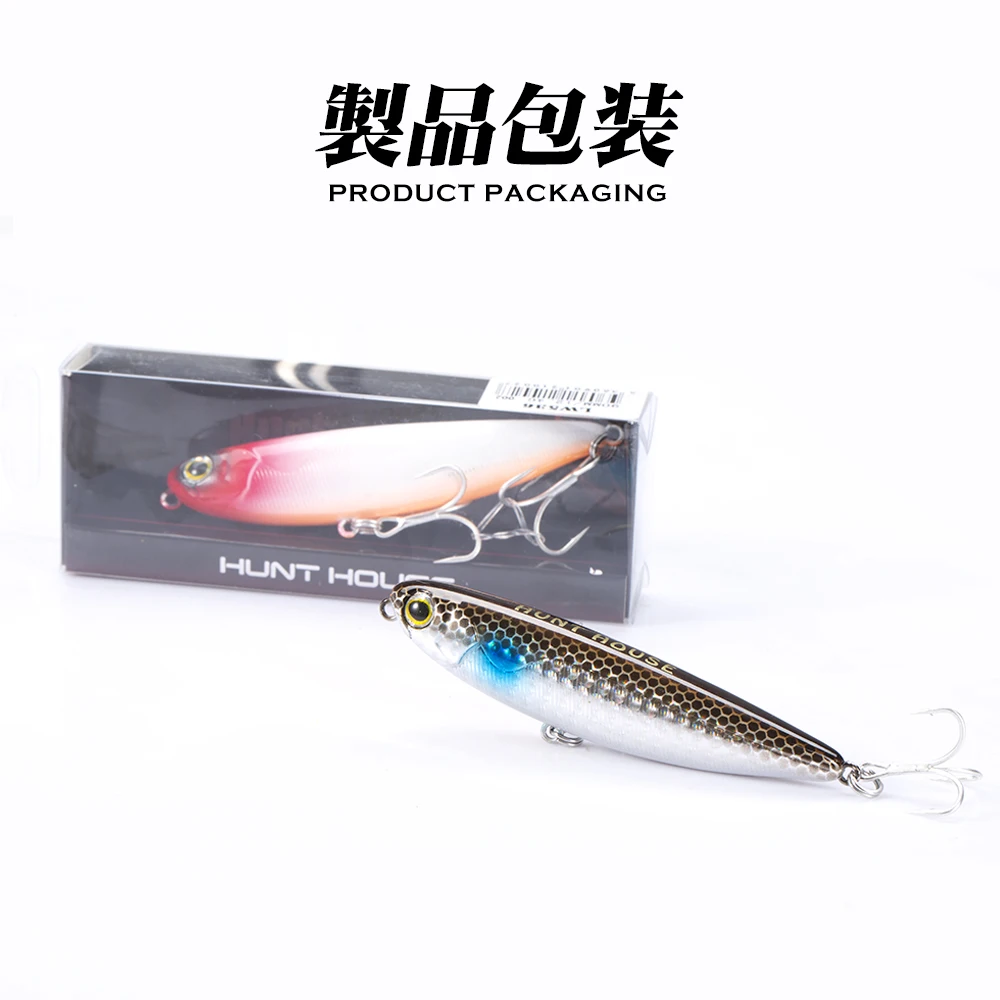 Hunthouse WTD – Señuelo Topwater Lápiz Duro para Lubina Agua Salada - imagen 5
