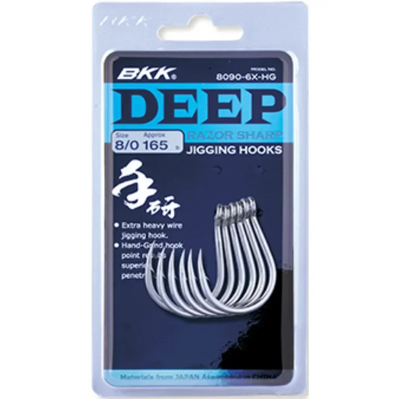 Anzuelos Jigging BKK DEEP 8090-6X-HG para señuelos de vinilo - imagen 3