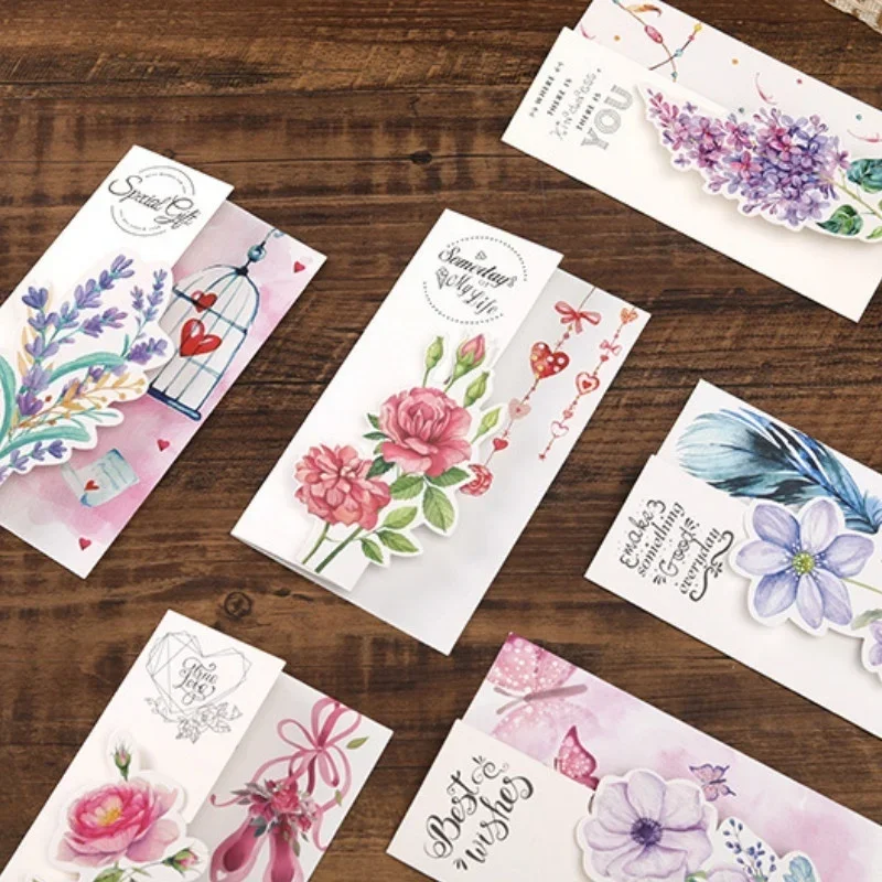 Pack de 5 tarjetas en colores variados