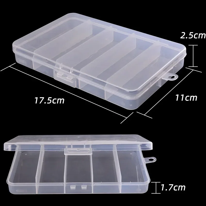 Caja de pesca plástica para anzuelos y señuelos - imagen 5