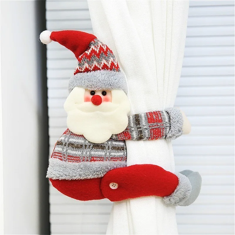 Hebilla decorativa para ventana Papá Noel Decoración navideña hogar - imagen 5