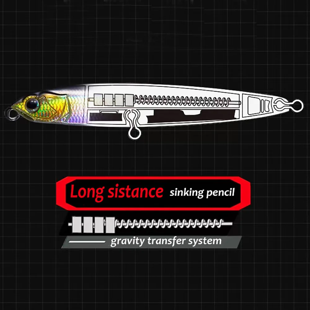 Señuelo Lápiz Hunde 10cm – Jerkbait para mar - imagen 5
