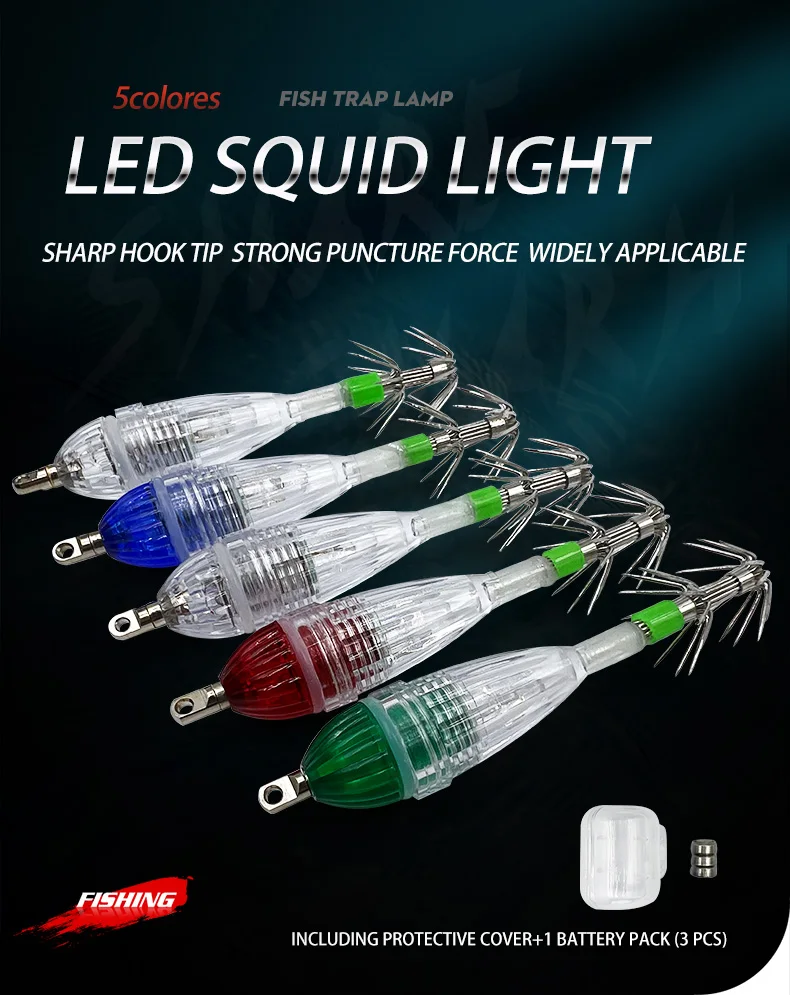 Luces LED intermitentes para pesca