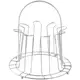 Portavasos de hierro para tazas de cerámica y mostrador - imagen 2