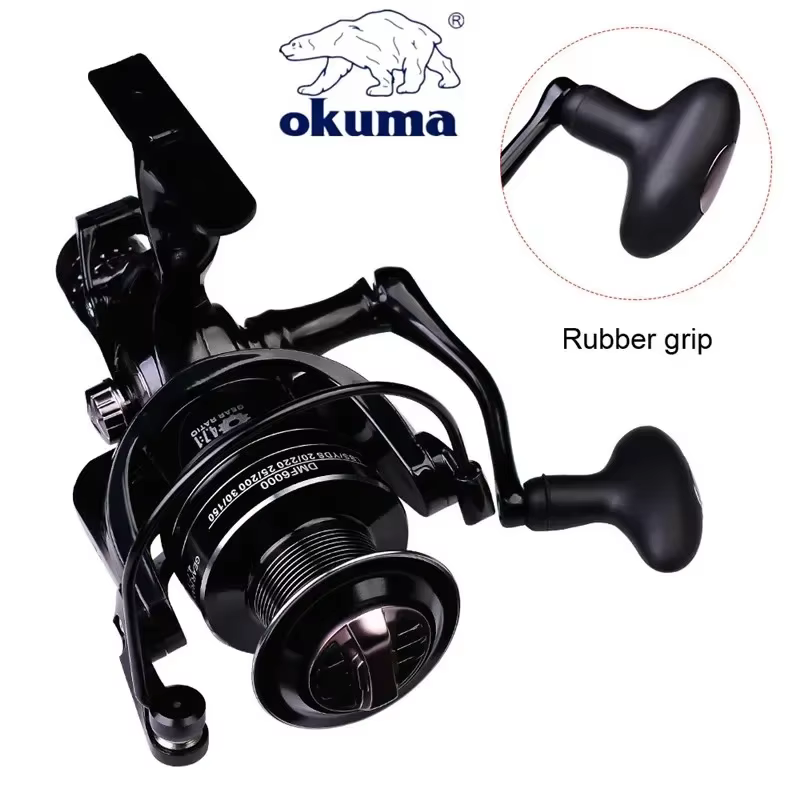 Carrete giratorio Okuma con copa de alambre – 5,2:1 y 4,7:1 - imagen 3