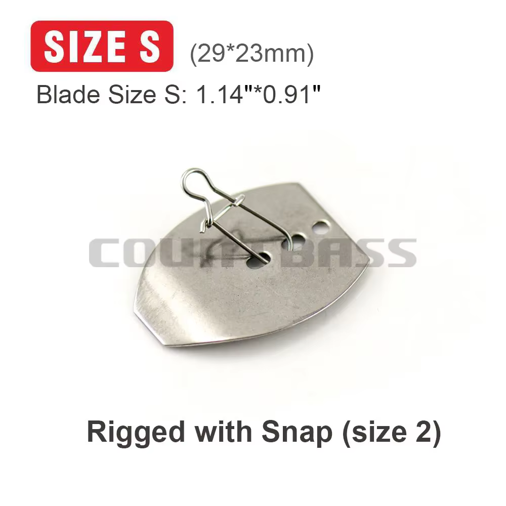 COUNTBASS Cuchillas de Vibración Acero Inoxidable – Broches Pesca - imagen 4
