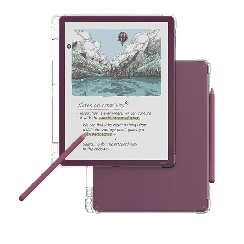 Funda protectora TPU anticaídas para Kindle Scribe con lápiz - imagen 5