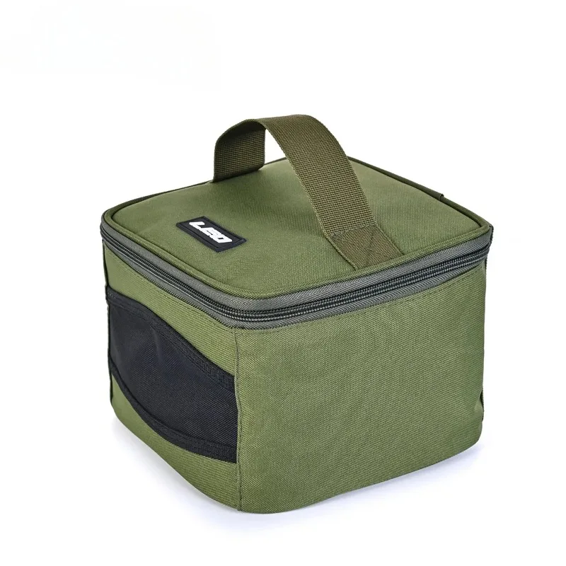 Bolsa de pesca impermeable con ruedas plegable verde militar - imagen 4
