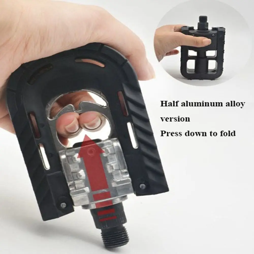 Pedales antideslizantes para bicicleta eléctrica ligeros plegables - imagen 3