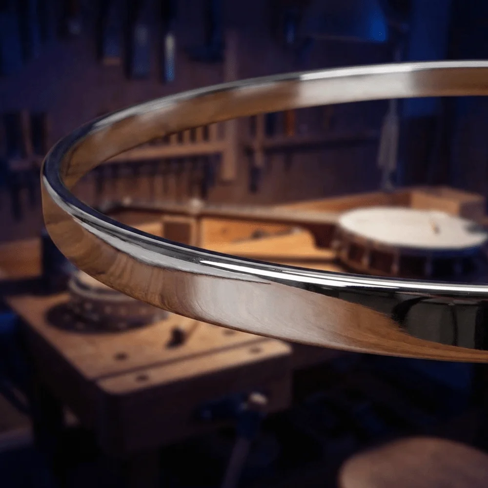 Aro de tensión de acero para banjo plateado, instalación fácil - imagen 5