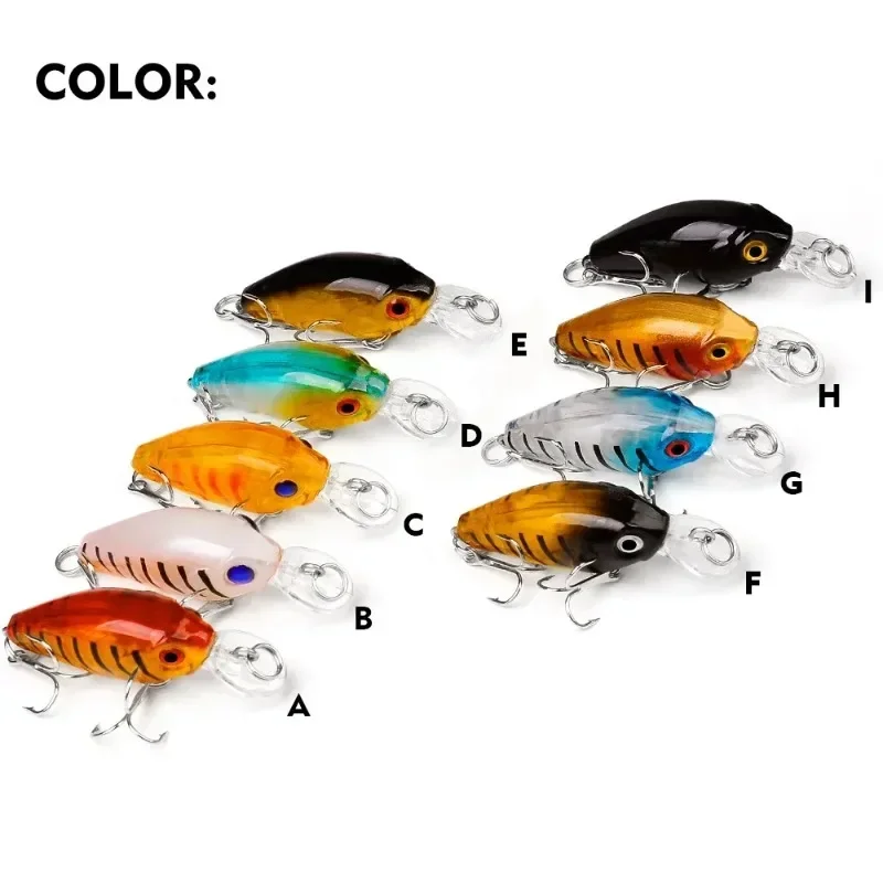 Señuelos en colores diferentes