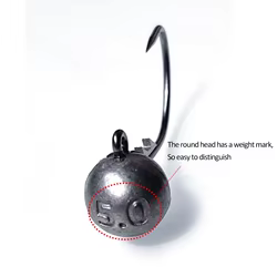 Water Sniper Jig Head tungsteno – Cabezas redondas para lubina