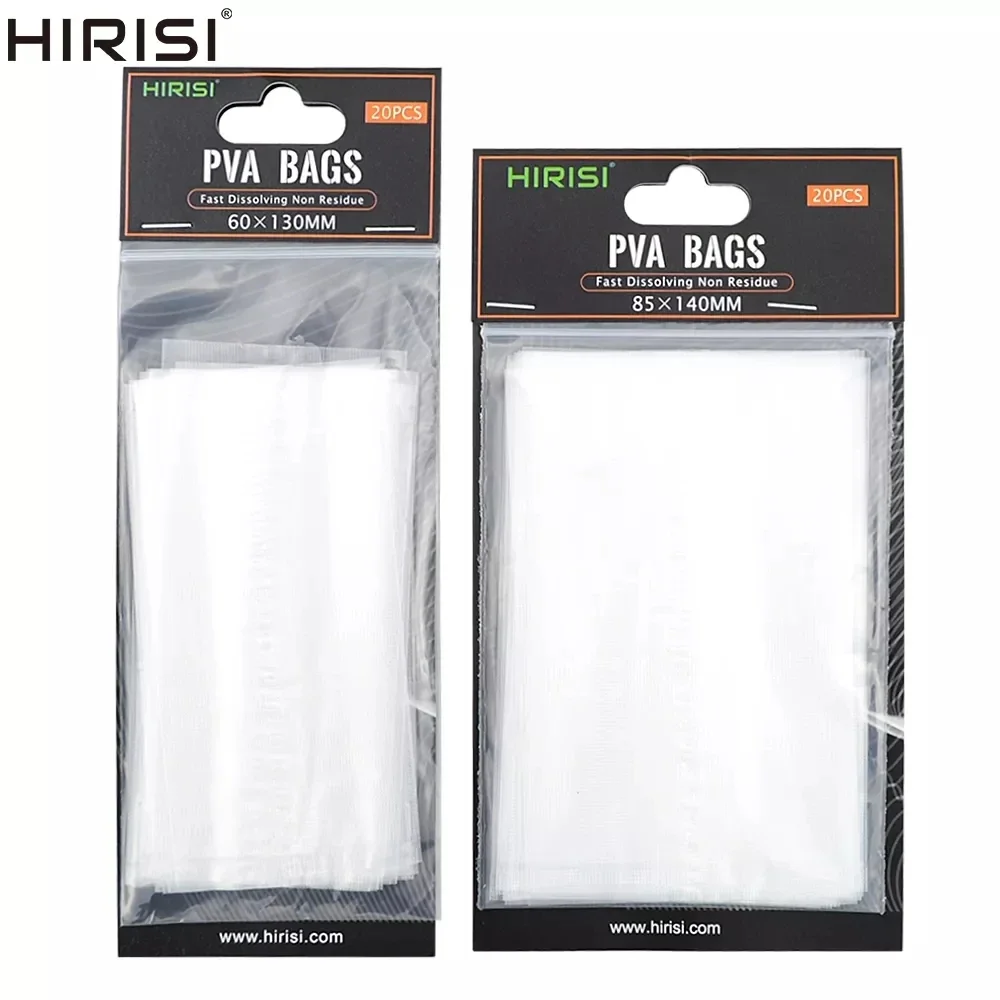 Bolsas PVA Hirisi solubles para carpa