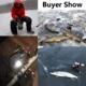 Maximumcatch Caña de pesca en hielo ligera de fibra de carbono y vidrio - imagen 5