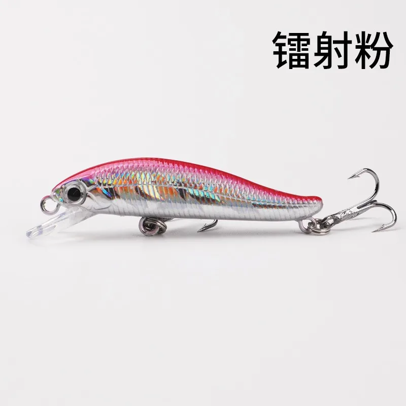 Wobbler Mini Láser Duro Minnow – Jerkbait 5,5 cm para lubina - imagen 5