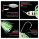 WALK FISH Kit Jig señuelos para bar y lucio con buzzbait metálico - imagen 3
