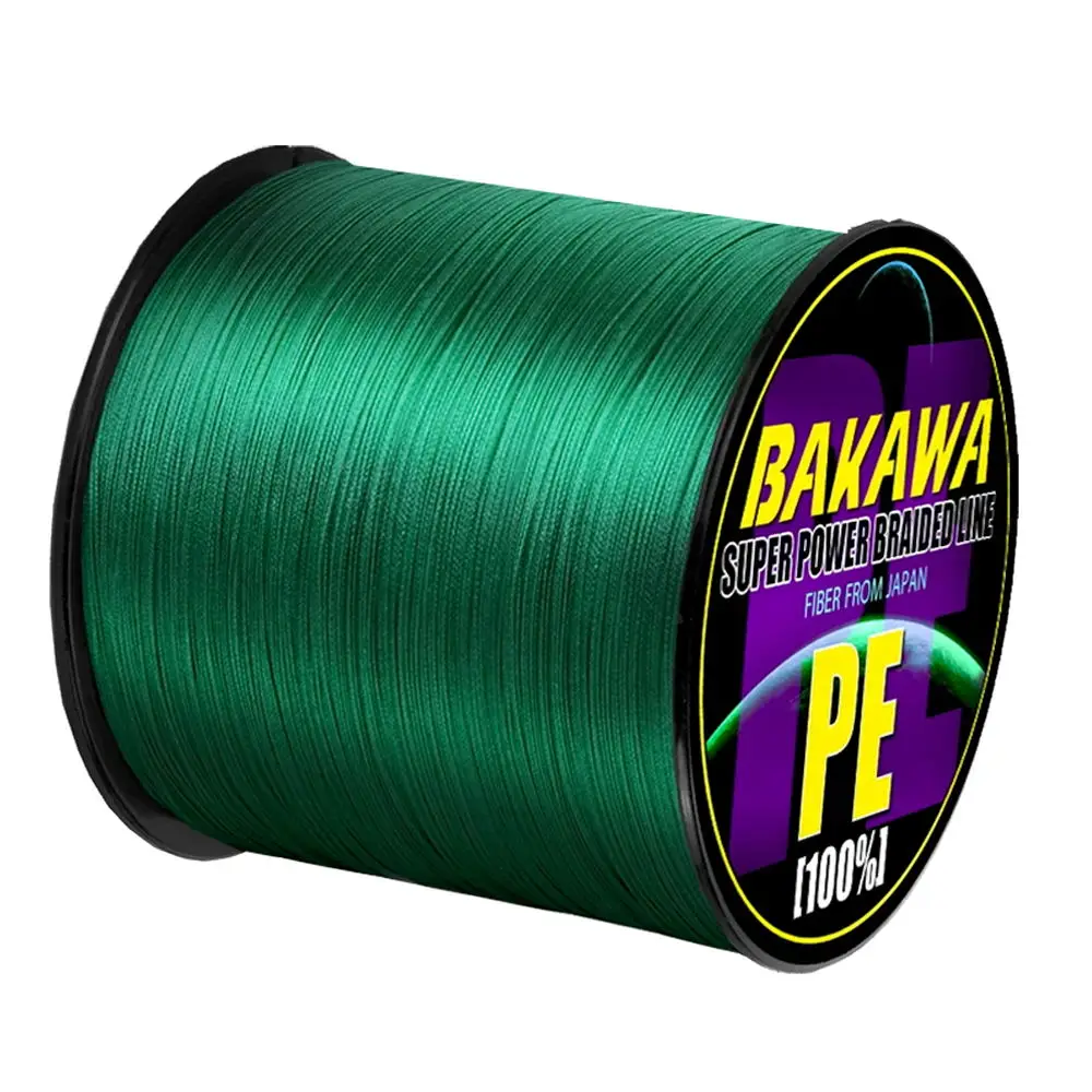 Línea trenzada BAKAWA – PE japonés 10-85lb