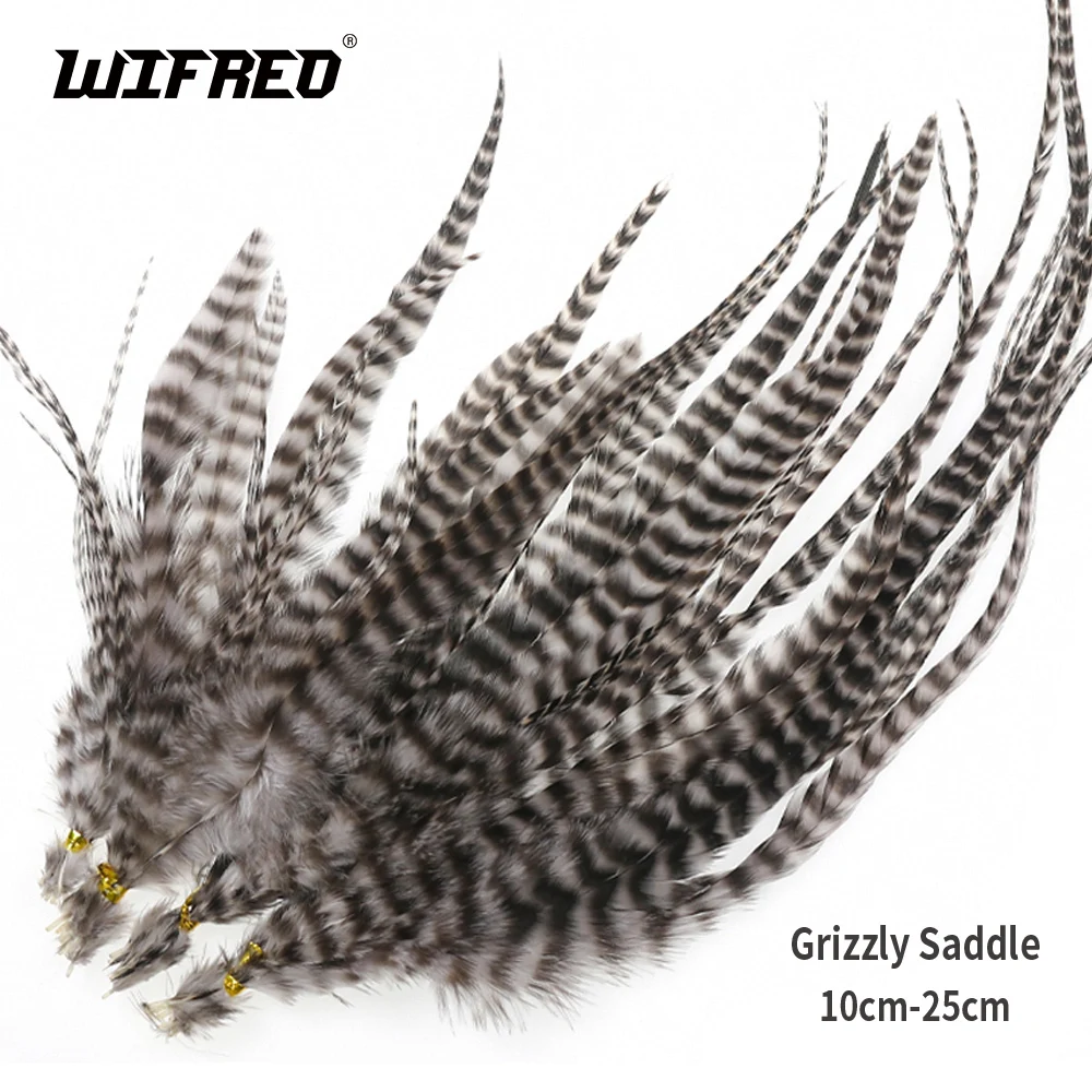 Wifreo Plumas naturales para atar moscas — Sillín suave