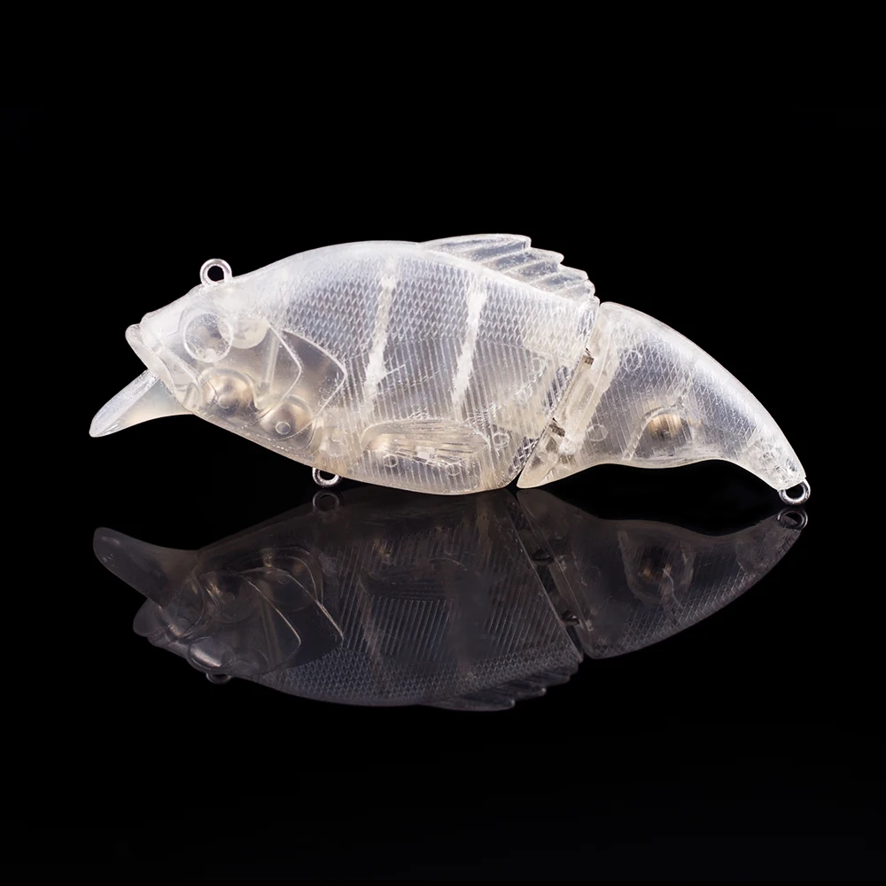 Señuelo Wobbler flotante articulado Hanlin 7,8cm 10,5g blanco - imagen 2