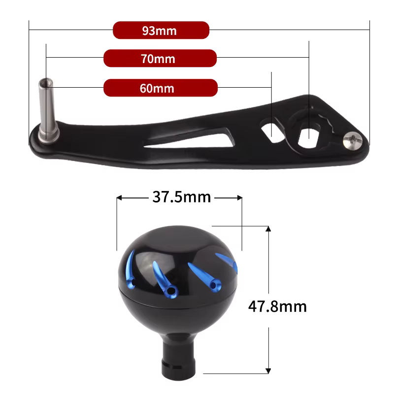 Mango Carrete Ruke Aluminio – Compatible Shimano Daiwa - imagen 3