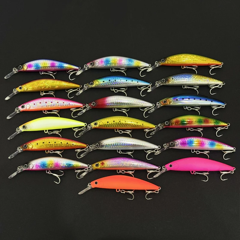 Señuelo Minnow hundimiento rápido wobbler jerkbait para lubina - imagen 3