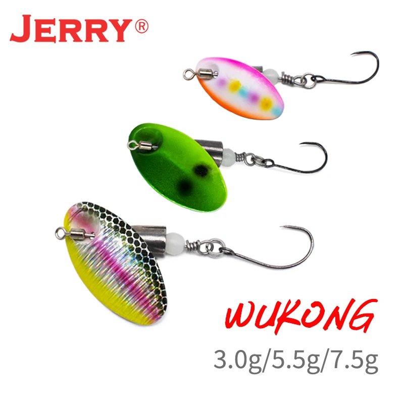 Jerry Wukong AR-S Spinner tungsteno para trucha