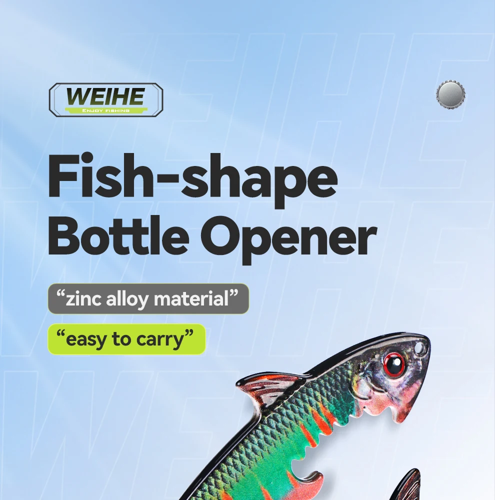 Abridor de botellas en forma de pez WEIHE