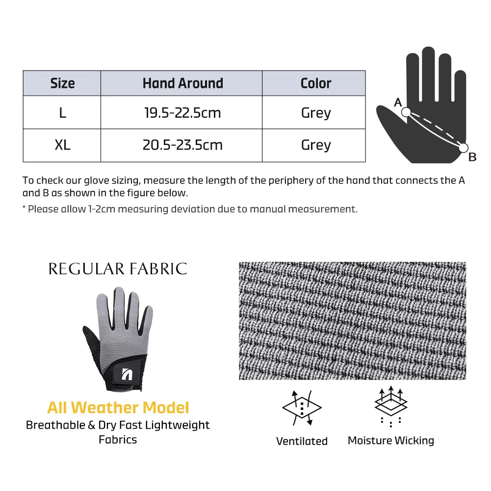 Guantes de pesca NOEBY Nanoclaw antideslizantes anti-UV para jigging - imagen 2