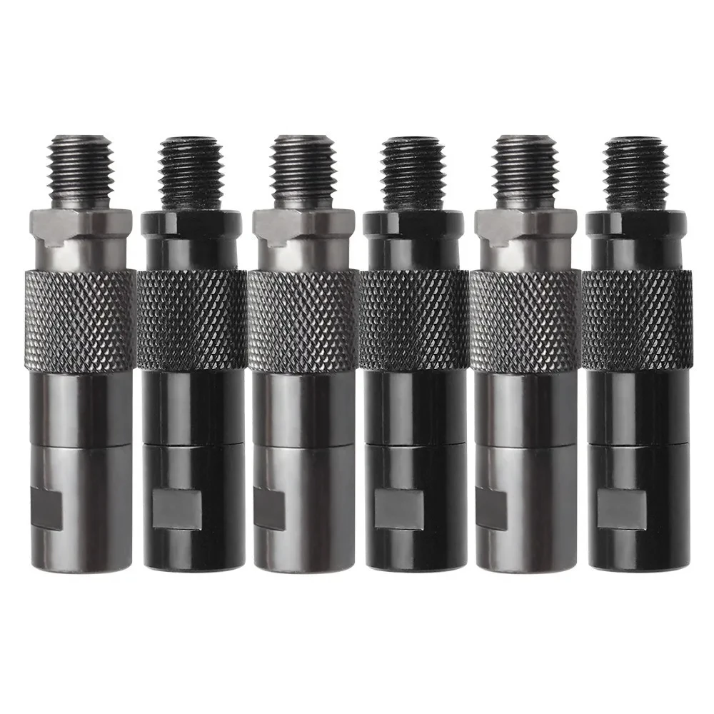 Set de 3 conectores adaptadores de liberación rápida de aluminio para pesca de carpa