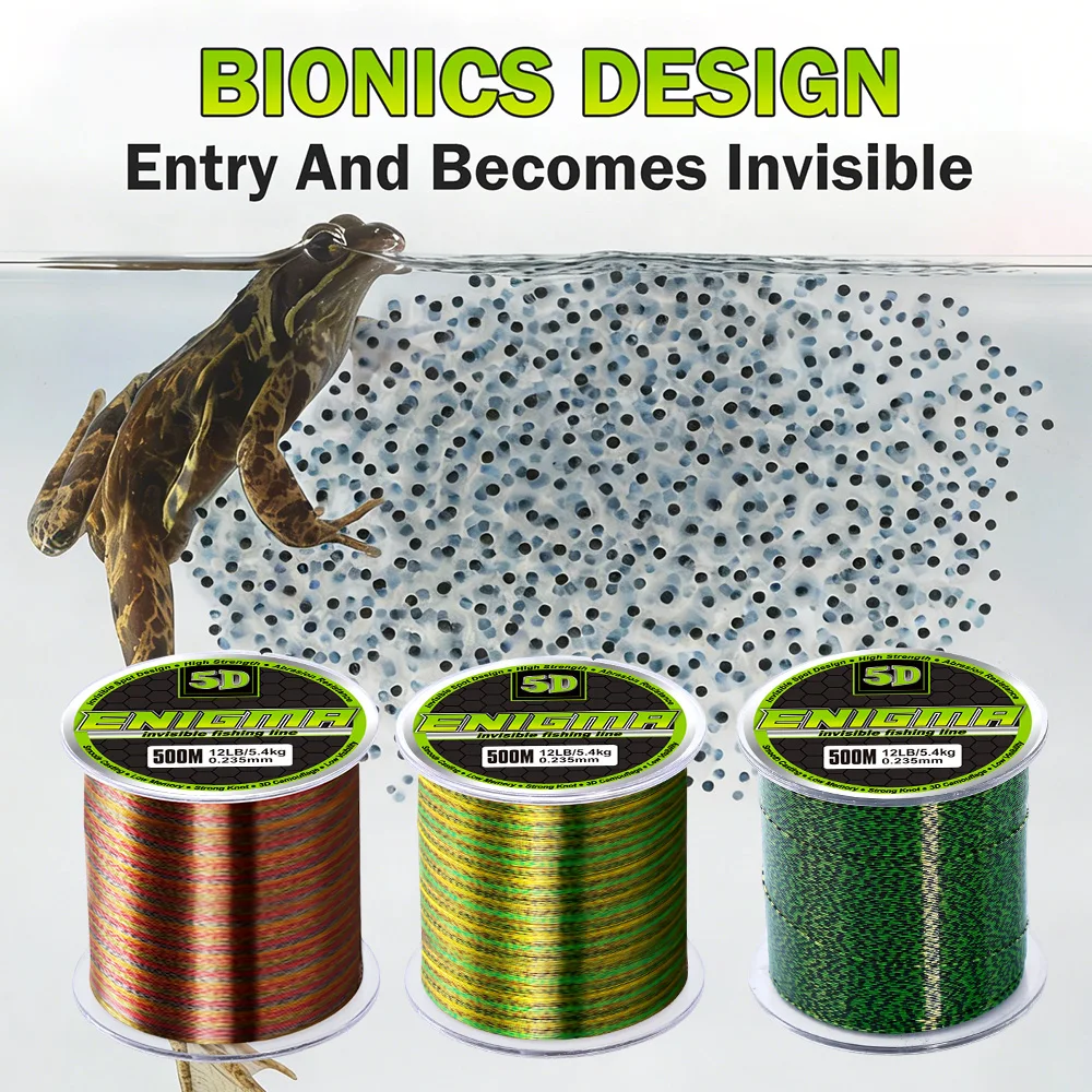 Línea nylon Thornsline camuflaje resistente a la abrasión