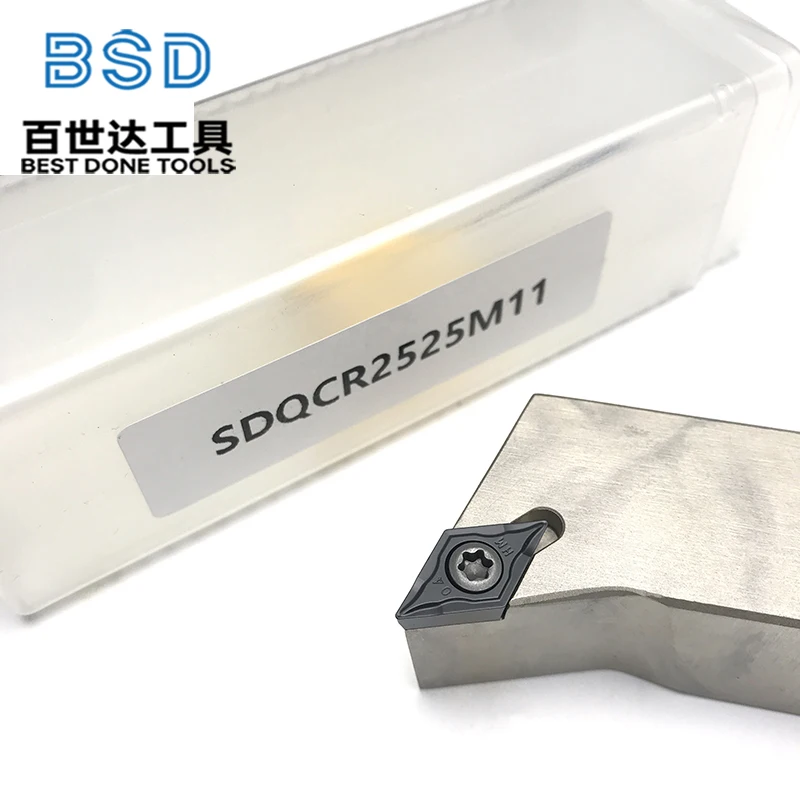 KaKarot SDQCR2525M11 portaherramientas de torneado externo para CNC