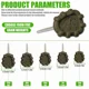 Plomos de carpa craquelados insertables en tubo antienredos fondo - imagen 5