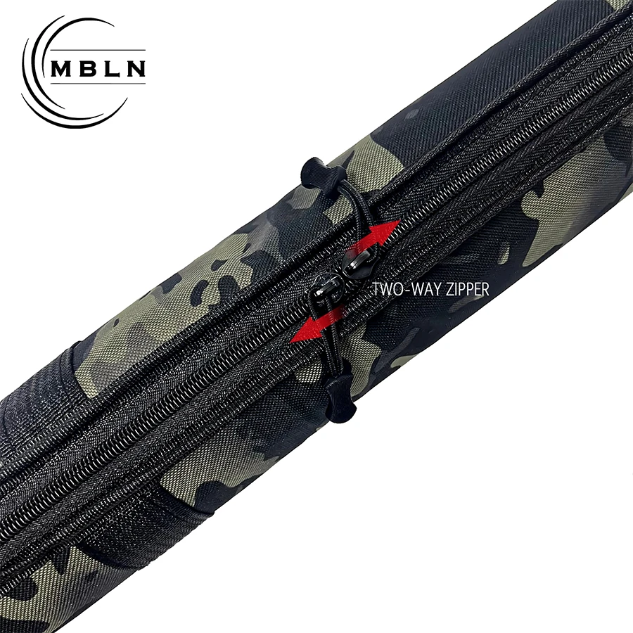 Funda para cañas plegable y ligera, gran capacidad portátil para pesca - imagen 5