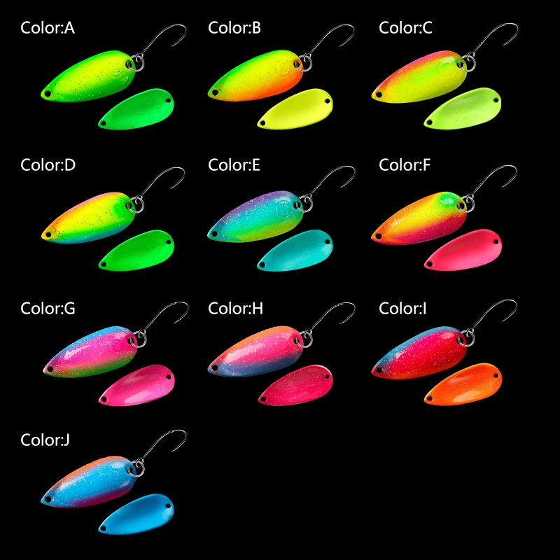 LETOYO Cuchara giratoria trucha – Señuelo agua dulce para pesca - imagen 3
