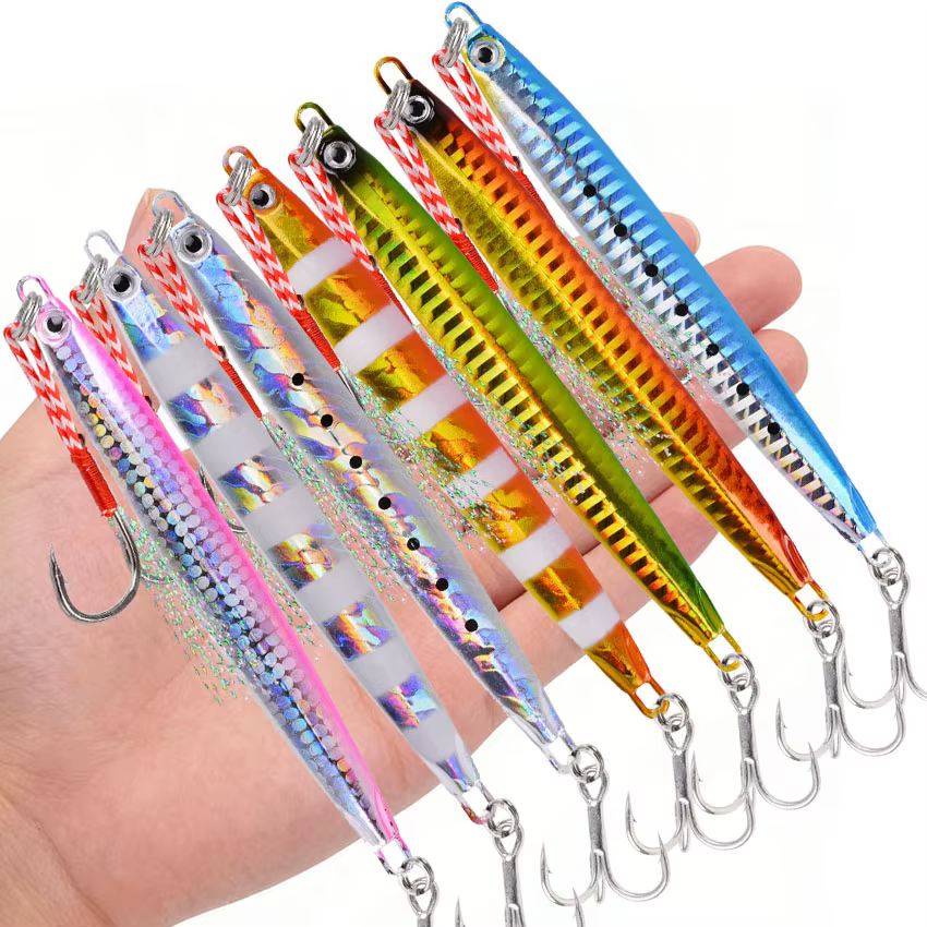 SSZ Jigs metálicos ultraligeros para jigging desde costa - imagen 3