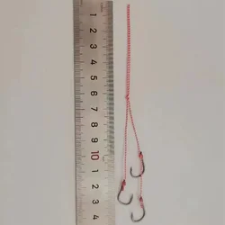 Señuelo jig con pluma de acero al carbono y anzuelo con púas