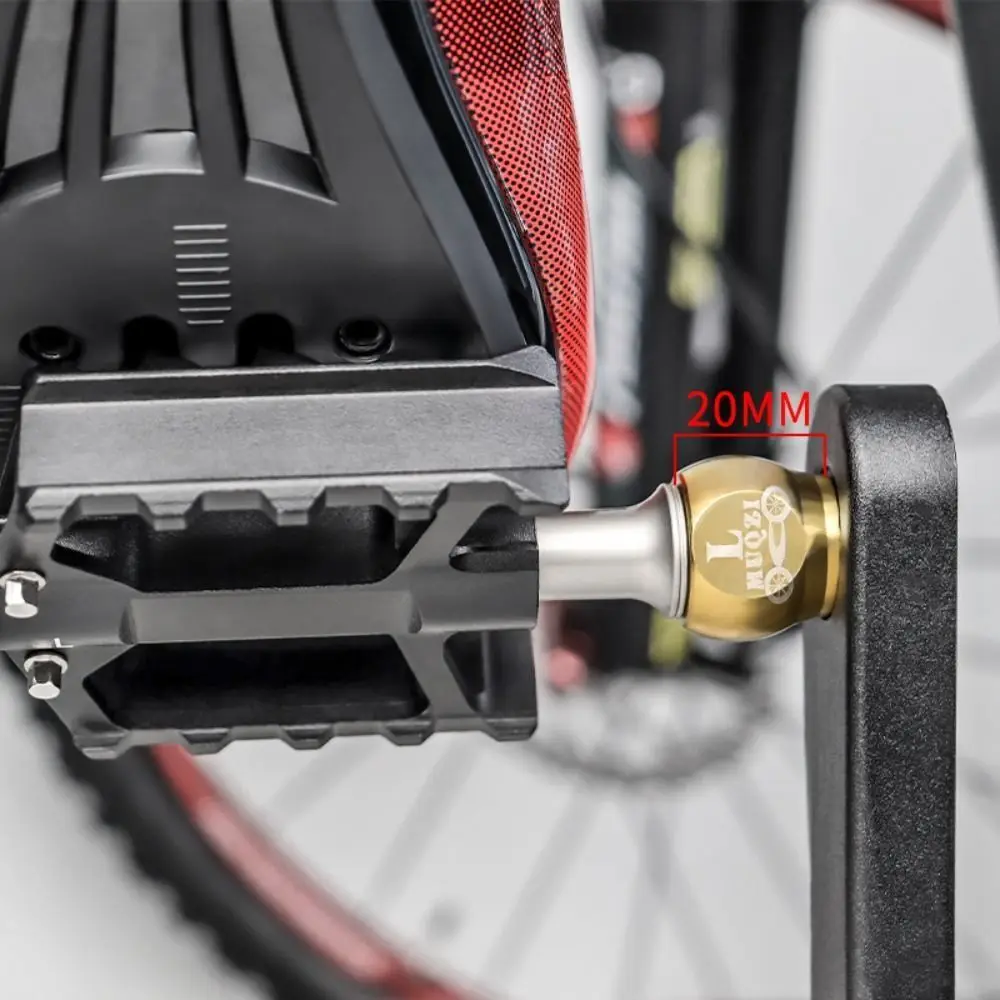 Extensor instalado en pedal de bicicleta