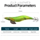 ShareShark Jig luminoso de camarón madera para calamar – paraguas - imagen 2